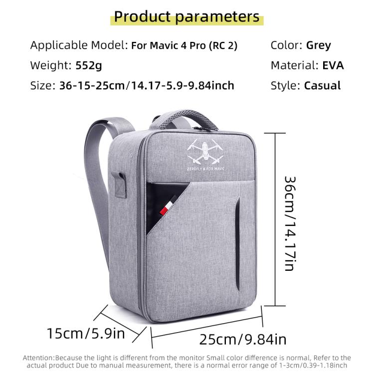 For DJI Mavic 4 Pro / RC 2 Backpack Shoulder Bag EVA Carrying Case, Backpack For DJI Mavic 4 Pro / RC 2 Backpack Shoulder Bag EVA Carrying Case, Backpack